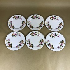 Vintage Gainsborough Bone China Set of 6 Side Plates