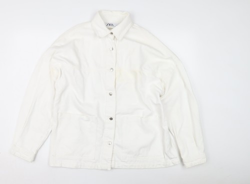 Zara men white cotton basic - zara,