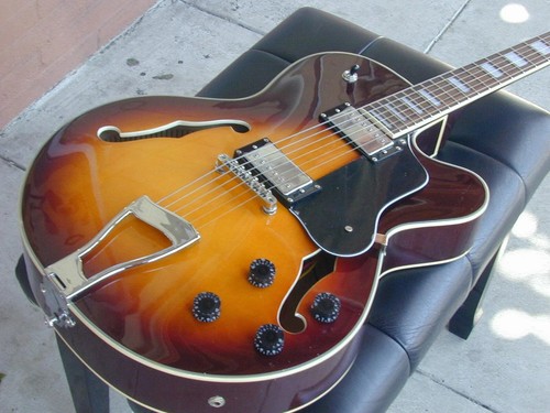 Vintage sunburst semi hollow - sunburst,