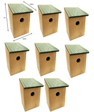 8 x BIRD NESTING NEST BOX