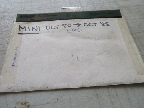 Classic mini 1980 - mini, parts