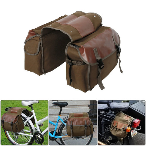 40l canvas leather patchwork - canvas,