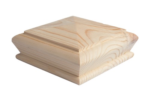 Stair newel post cap - stair,