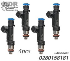 4x  Fuel Injector for 0280158181  Vauxhall Opel 1.0L 1.2L 1.4L engines