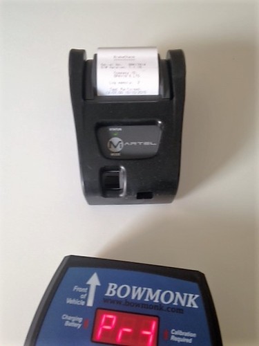 Brake tester printer for - tester,