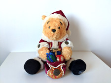 Disney Store / Limited Edition Christmas 12" Winnie The Pooh Plush / Soft Toy