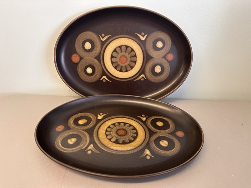 Denby arabesque steak plates - arabesque,