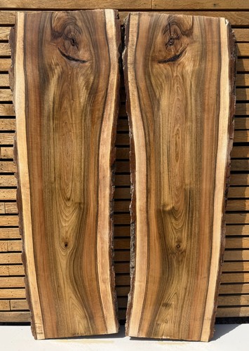 Bookmatched walnut live edge - walnut,