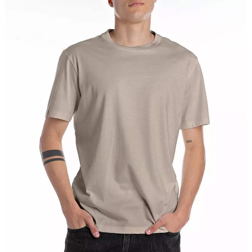 Replay men small logo - men's, stone