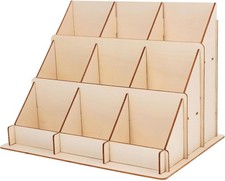 Sewroro Greeting Card Display Stand Holder Rack Organizer for Postcard Sticker 