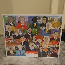 1000 piece jigsaw by Classic FM with twenty great composers.  Shrink wrapped