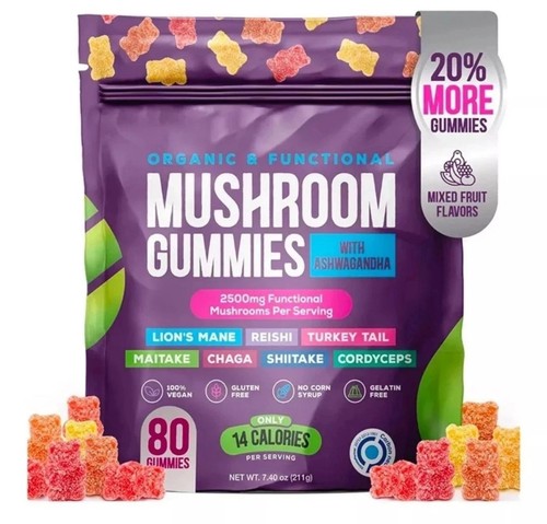 Mushroom gummies 2500mg - mushroom,