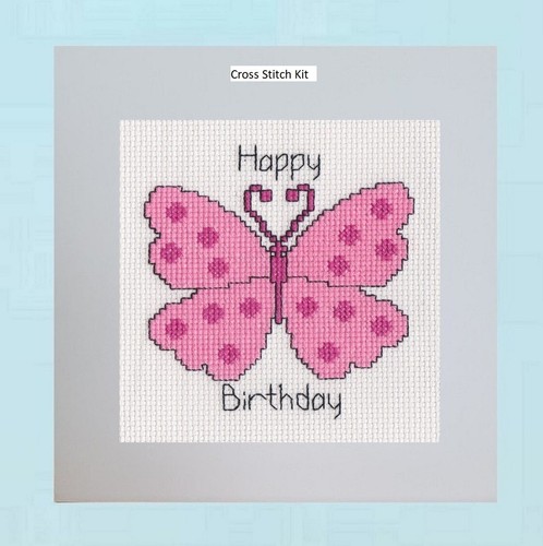 Butterfly birthday card - birthday,