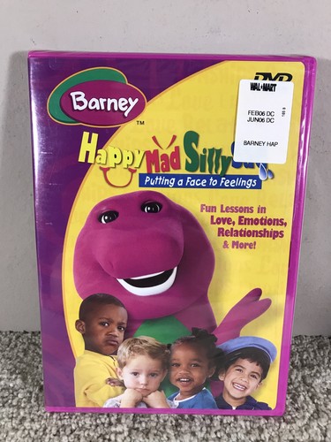 Barney happy mad silly sad - mad,