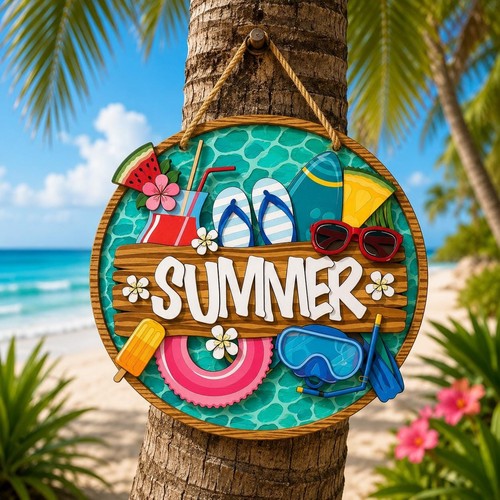 Wooden summer door - wooden,