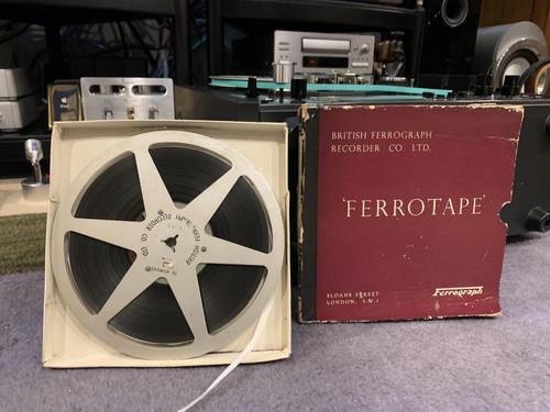 Vintage ferrograph metal - vintage,