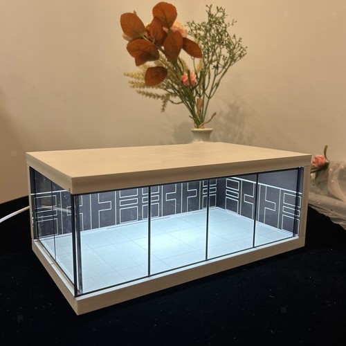 Diorama car garage model - garage,