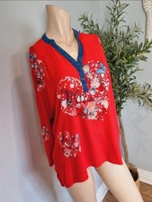 Desigual Womens Top Medium Red