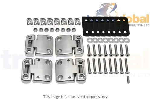 Front door hinge kit - kit, in