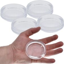 4 x LARGE CLEAR CASTOR CUPS Carpet/Floor Chair/Sofa Furniture Protectors Caster