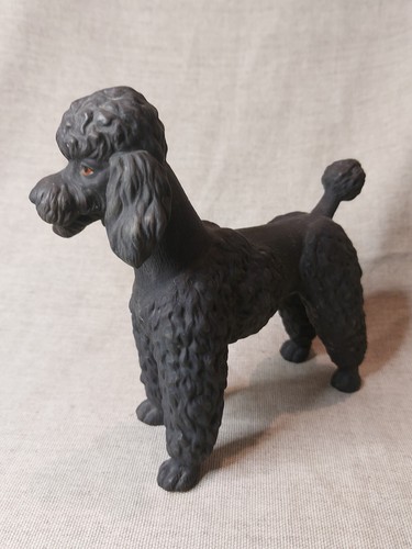Vintage black standard poodle - vintage,