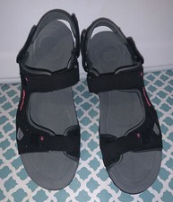 New Karrimor Womens Antibes Black/Pink SandalsHiking Walking Shoes Size 11