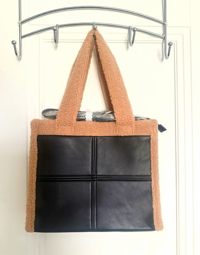 Beige sherpa black - sherpa, &