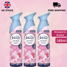 FEBREZE AIR FRESHENER SPRAY BLOSSOM & BREEZE 185ML ODOUR ELIMINATOR | 1 3 6 PACK