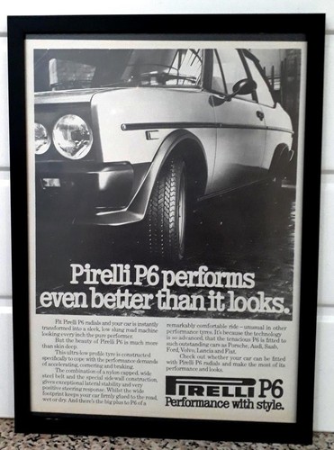 Framed original classic car - framed,