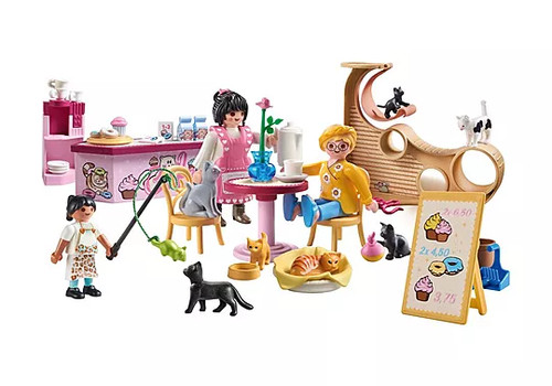 Playmobil 71744 cat - playmobil, cafe