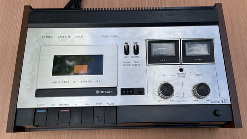 Vintage hitachi cassette deck - cassette,