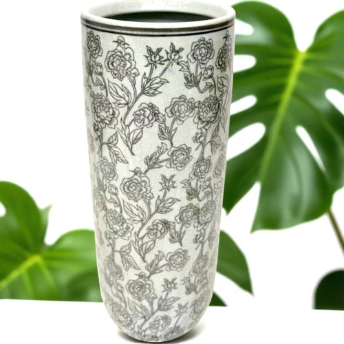 Floral ceramic round - floral,