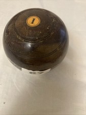 Antique Lignum Vitae lawn green bowl- Wood Turning Blank Ref  67 - 1270g