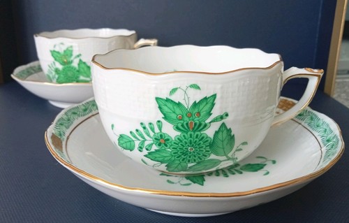 Herend pair hand painted - herend,