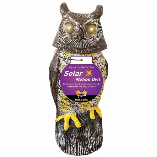 Solar owl garden - solar,