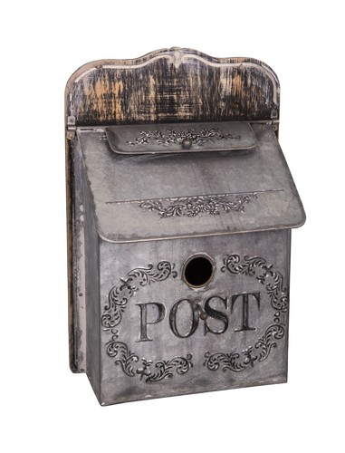 Distressed grey french mail - grey,