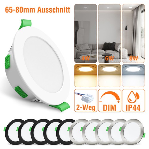 Recessed ceiling light - 4/6/8w,