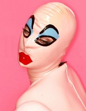 UK Anime Eyes Latex Hood Drama