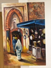 Marrakesh Painting Oil Canvas