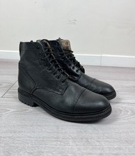 Grenson Joseph Black Leather Boots UK 9 US 10 Mens Size