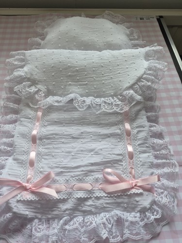 Hand made white raised spot