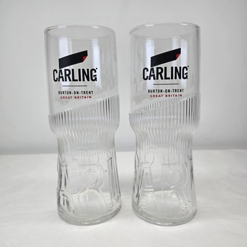 Carling beer pint glass - pint,