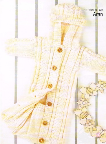 Knitting pattern baby - baby, aran