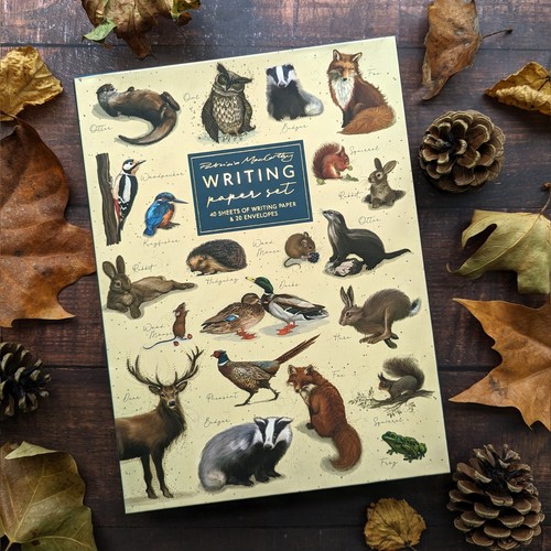 Writing paper set wildlife - paper,