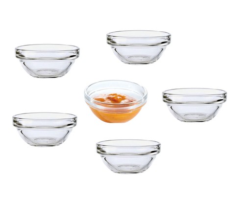 Glass dip bowls luminarc - bowls,