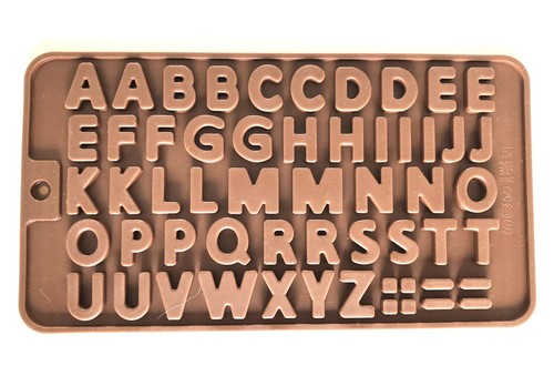 Alphabet shaped silicone