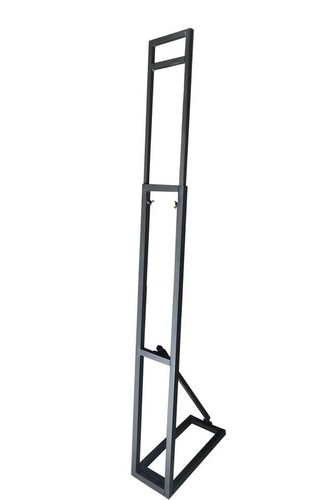 Extendable black steel display - extendable,