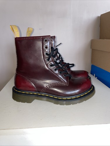Doc martens vegan cherry red - vegan,