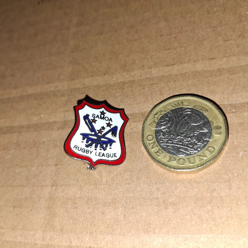 Samoa rugby league - pin, enamel