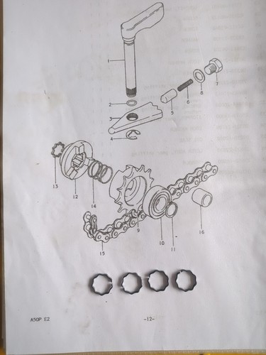 Suzuki ap50 a50p - ap50, gt50p
